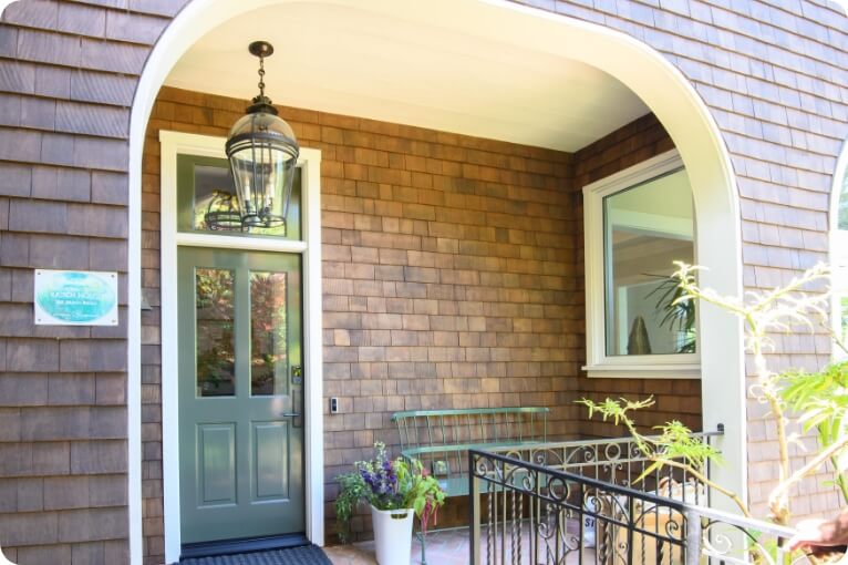 Home enterance -  Custom Homes in the Marin County 